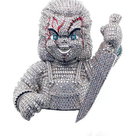 925 Custom Moissanite Chucky Pendant