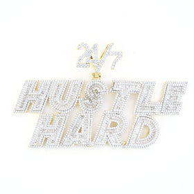 24/7 Hustle Hard Pendent