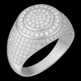 925 Sterling Silver Classic Round Moissanite Ring