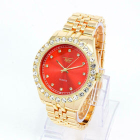 Copy of Copy of Techno Pave Blinged Out Men's Watch with Iced Out Bezel Simulated Lab Diamonds